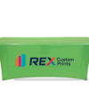 Green Custom Stretch Tablecloth with Logo