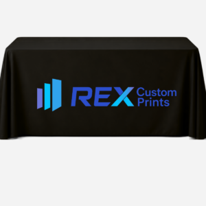 Custom Printed Tablecloth with Business Logo