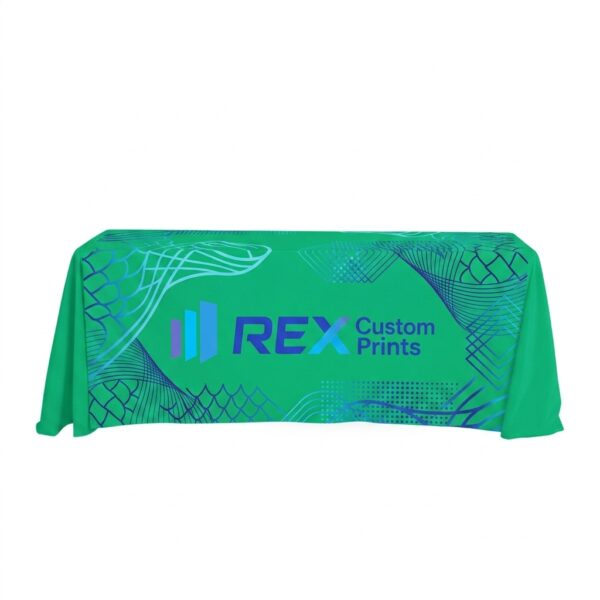 4 Ft Custom Table Throws with Logo